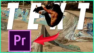 How to Add Text Behind A Moving Object in Premiere Pro