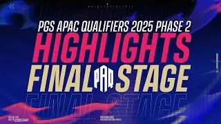 𝐏𝐆𝐒 𝐀𝐏𝐀𝐂 𝐐𝐮𝐚𝐥𝐢𝐟𝐢𝐞𝐫𝐬 𝟐𝟎𝟐𝟓 𝐏𝐡𝐚𝐬𝐞 𝟐 🏆| 𝐅𝐈𝐍𝐀𝐋 𝐒𝐓𝐀𝐆𝐄 Highlights  | PUBG