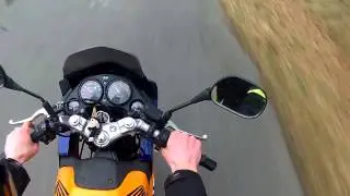 Honda cbr 125 100-0 km/h