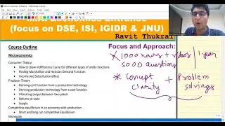 Focus and Approach for M.A. Economics Aspirants
