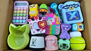 Unboxing Cute 🥰 Fancy Stationery 📚, Pencil Box, Water bottle, Pouch, Pen Stand, Erasner, Coin Bank