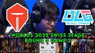 TES vs BLG Game 2 | World Championship 2025 Swiss Stage Round 5 | ⁠Top Esports vs Bilibili Gaming G2