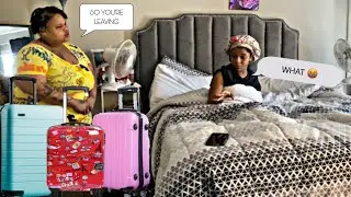 PACKING FIANCÉS LUGGAGE THAN ACCUSING HER OF LEAVING