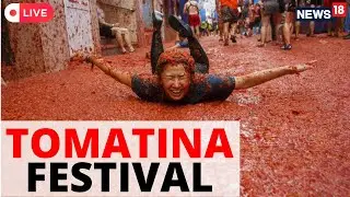 Spain Tomatina 2022 | La Tomatina Festival Latest | Bunol Tomato Festival | English News LIVE