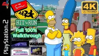 The Simpsons: Hit & Run [PS2] Full 100% Walkthrough - 4K60ᶠᵖˢ UHD