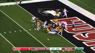 Loyola #14 Jake Marwede 1yd QB Keeper TD