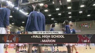 2019 Basketball State Finals: 5A Boys - Little Rock vs  Marion