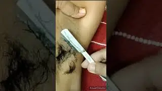 Armpit shaving by straight razor/#armpitshaving #pammibeautyworld  @pummy beauty world