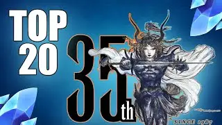 FINAL FANTASY 35th ANNIVERSARY : TOP 20 DES MEILLEURS PERSONNAGES POUR LES JAPONAIS