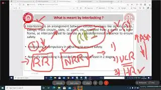 S12 Relay Interlocking (M-C) Part-1 signalling