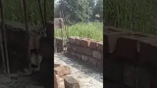 How to 6  inch wall are formed   घर बनाने का तरीका 6 इंच की देवर बनणे की तारिका नवीन निर्माण