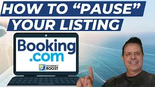 How to temporarily Snooze your Listing on Booking.com