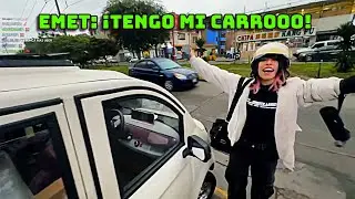 EMETSUKI EMOCIONADA POR SU NUEVO AUTO