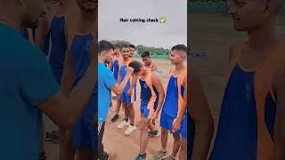 Army Hair cutting check ✅🇮🇳 #shorts #indianarmy #motivation #motivational #armylife #army