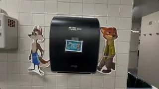Pro Link Elite Automatic Towel Dispenser At The Great Wolf Lodge Water Park Grand Mound Washington 