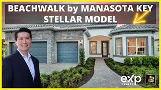 BeachWalk by Manasota Key in Englewood Florida Stellar model New Construction Tour. Gated Community