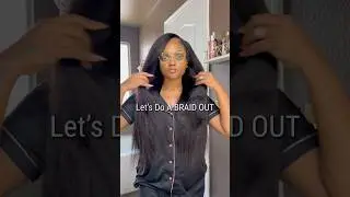 Let's Do a Braid Out on All of this Hair ✨ #braidout #hairtutorial