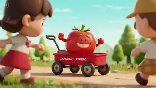 Mr. Tomato&rsquo;s Red Wagon Dance 🍅🛻💃 | Nursery Rhymes & Kids Songs