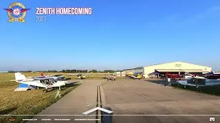 Walking tour of the 2021 Zenith Homecoming: Airplanes on the ramp and in the kit aircraft factory