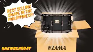 TAMA SLP BIG BLACK 14x8 SNARE (Review and Soundcheck)
