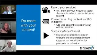 MSP Marketing Machine  How Mytech Leverages Webinars and Events