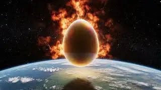 Egg fall from the space AI GalaxyGenius AI