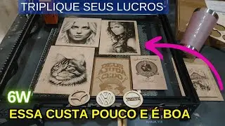 Gravadora Laser ACMER P1 s Pro 6W_ GRAVAÇÃO Perfeita _ Melhor gravação nos Modelo Custo benefício 