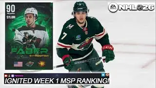 ЛУЧШИЕ ИГРЫ ПЕРВОЙ НЕДЕЛИ В MSP! РЕЙТИНГ ВСЕХ 5 КОМАНД В NHL 26 HUT