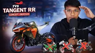 Концепт TVS Tangent RR просто бомба! Aprilia, Kawasaki, Ninja, KTM 🏍️😈