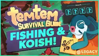 TEMTEM FISHING AND KOISH | Fishing Rod Location, How to Get Koish, and Fishing Rewards!