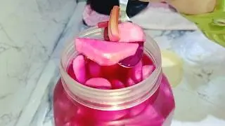مخللات رمضان الرهيييبه❗فتحت علي اللفت المقرمش هأكلك احلي لفت بدون مراره ❗لونه وطعمه خطير👌