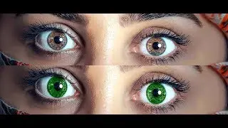تغيير لون العيون على الفوتوشوب