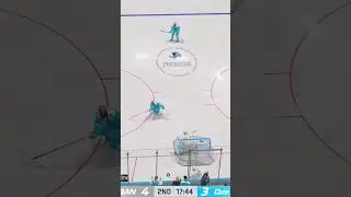 Funny goal while speed penalized #funny #funnygoal #nhl24 #nhl25 #eashl #eashlclubs #eashl3v3