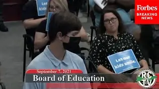 Viral Moment: Teen Heckled At School Board Meeting After Invoking Grandmother's Death From COVID-19
