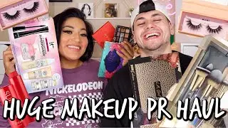 HUGE MAKEUP PR UNBOXING NEW MAKEUP 2019 | HOW TO GET FREE MAKEUP