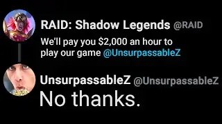 Why I didn't take the Raid: Shadow Legends sponsorship