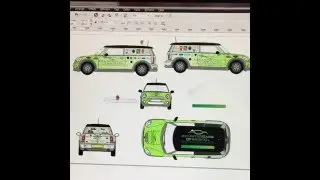Mini clubman Graphic wrap