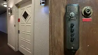 Antique Gated Spencer Traction elevator @ 2644 Dwight Way - Berkeley, CA