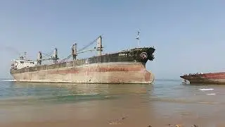 Beaching of Ship MV Asmaa Z gaddani ship Recycling yard plot 13 #ship #recycling #gaddani #Yard #jah