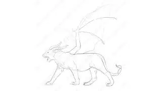 Drawing a Manticore