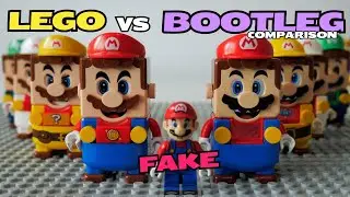 Mario & Luigi: LEGO vs Bootleg Comparison! 😱 #lego #bootleg #mario #luigi #legovsbootleg #legomario