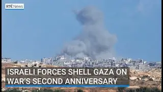 Israeli forces shell Gaza on war anniversary, Qatar says Trump plan will take work