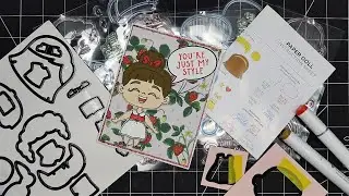 Diamond Press Paper Dolls Stamps & Dies Review Tutorial! So Sweet and Easy to Create!