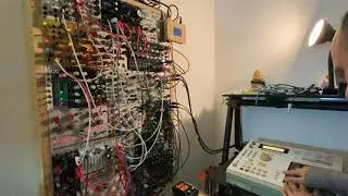 Modular Synth Patch -  'MPC2K controlled'