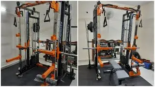Multi - Functional Trainer with Smith Machine | Best Home Gym Combo | Kustom King Fitness 9971455725
