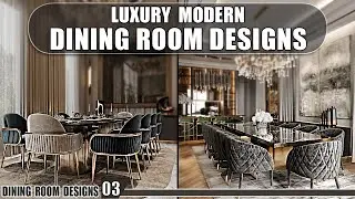 100 Luxury Dining Room Modern Designs 2024 🌟