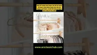 Hangers #shorts #youtubeshorts #HOUSE DAY Premium Velvet Hangers, Non-Slip Thin Flocked Felt Hangers