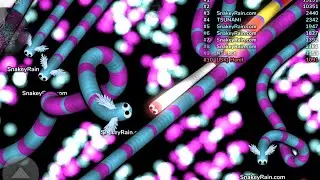 SnakeyRain in slither.io?