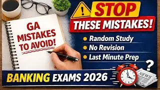 Reality of Current Affairs (GA) for all Bank Exams | MUST WATCH for BEGINNERS 🔥#sbipo #ibpspo 