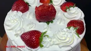 Strawberry Filled White Cake